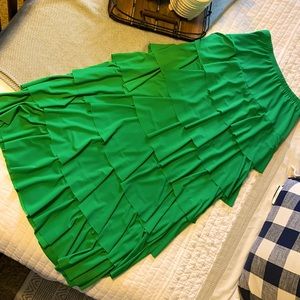 Kelly green nuggles layering skirt